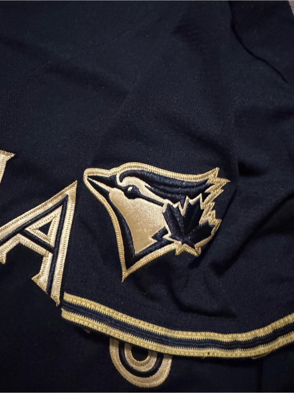 Okamoto Black and Gold 50th Anniversary Blue Jays Jersey Jersey - Medium - Picture 4 of 4